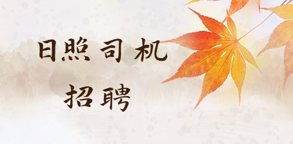 日照司机招聘
